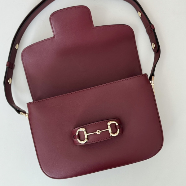 G*u*i horsebit 1955 soft small shoulder bag-25.9*17.5*9.9cm