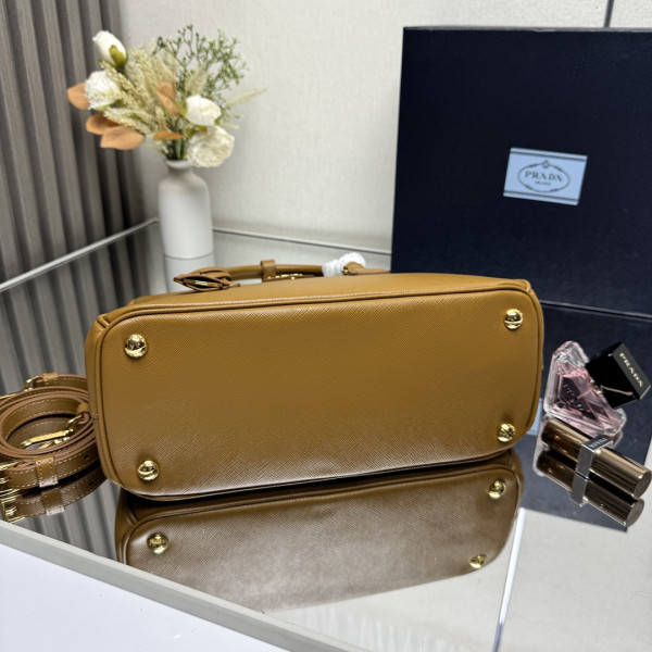 Pra*a medium galleria leather bag-28*20*12cm