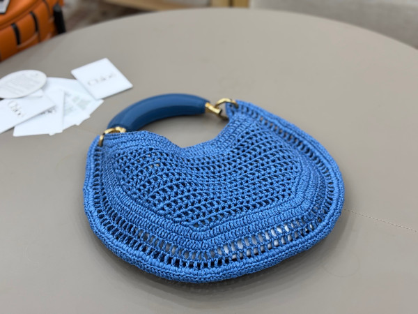 Chloe 25S summer banana hobo bag - 36*21.5*2cm