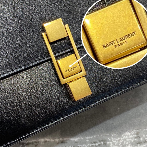 Y*L loulou carre satchel in smooth leather